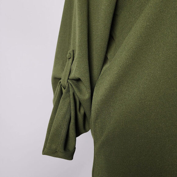 Andree Green Collared Open Blazer Jacket Size 1X - Picture 3 of 10